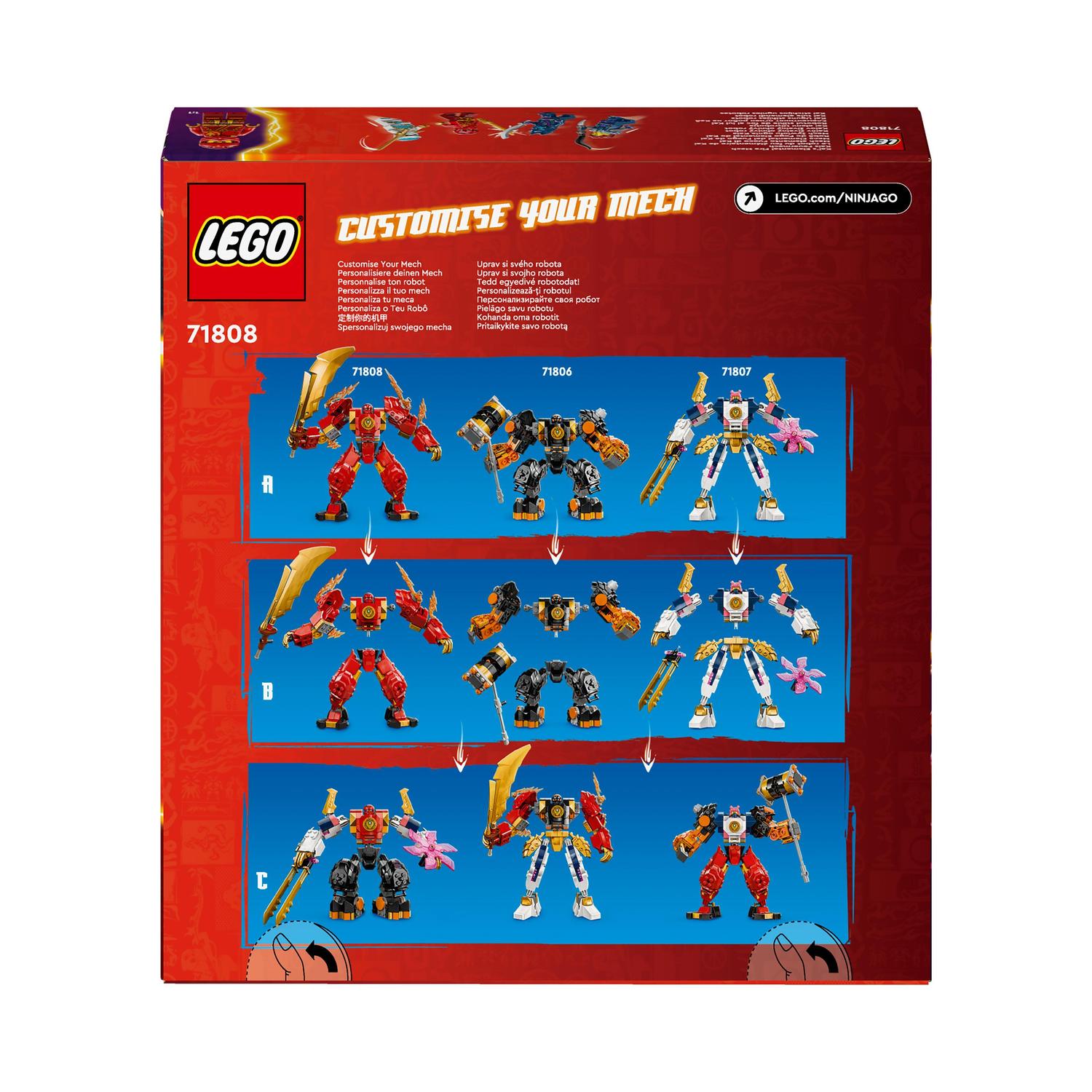 Juguete de construcción Meca Elemental del Fuego de Kai LEGO Ninjago - 71808 7