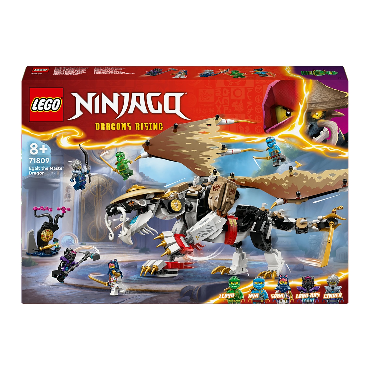 LEGO – Juguete de construcción Dragón Maestro Egalt LEGO Ninjago.