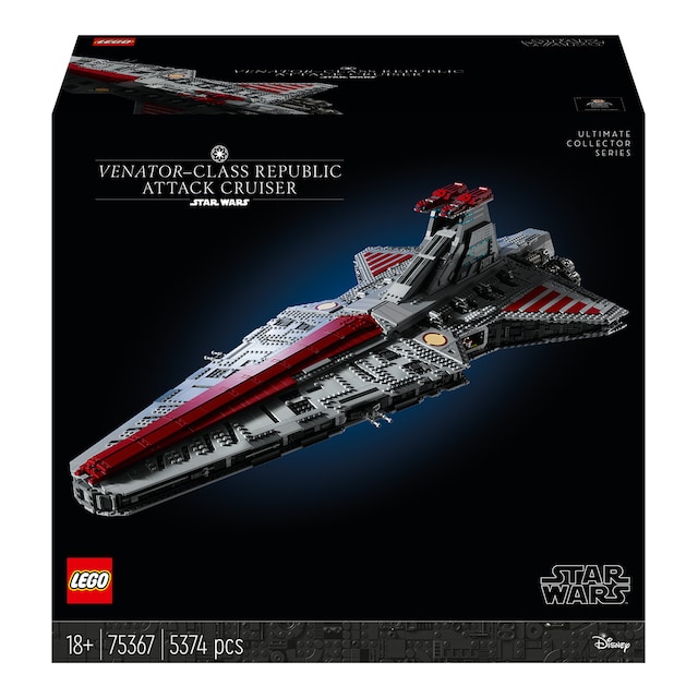 Juguete de construcción Crucero de Ataque Clase Venator de la República LEGO Star Wars TM