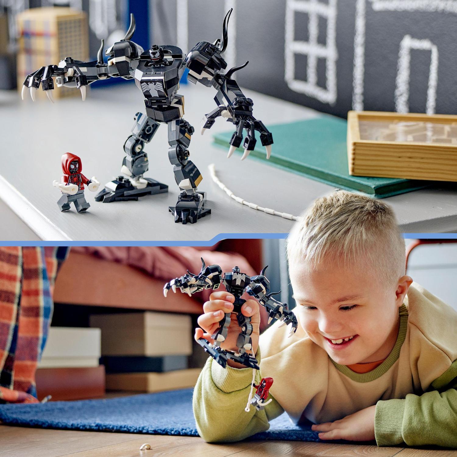 Juguete de construcción Armadura Robótica de Venom vs. Miles Morales LEGO Super Heroes Marvel - 76276 2