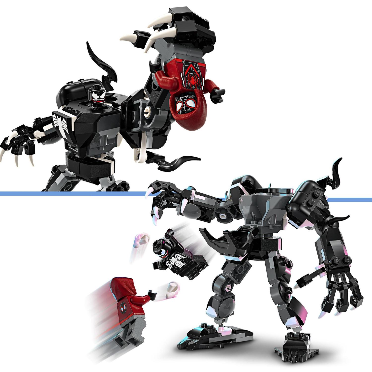 Juguete de construcción Armadura Robótica de Venom vs. Miles Morales LEGO Super Heroes Marvel - 76276 4
