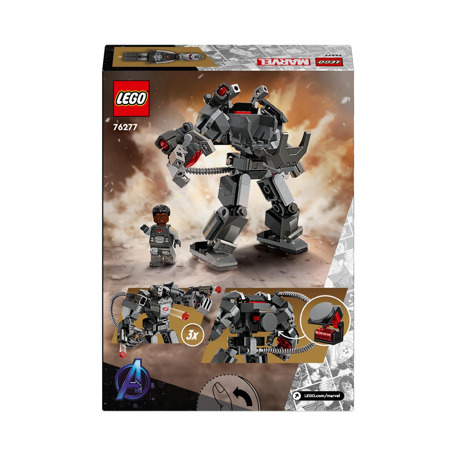 Juguete de construcción Armadura Robótica de Máquina de Guerra LEGO Super Heroes Marvel - 76277 7