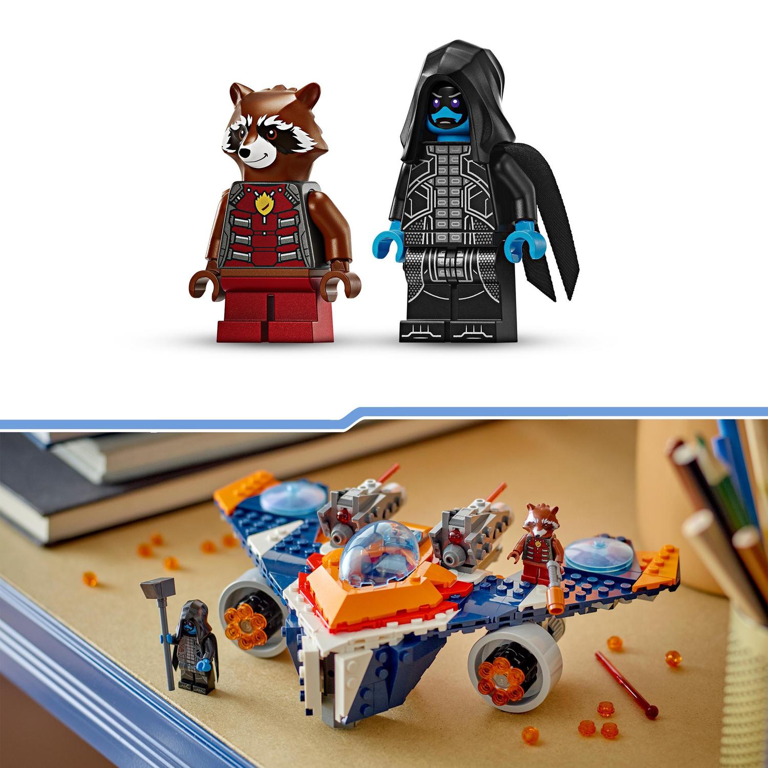 Juguete de construcción Warbird de Rocket vs. Ronan LEGO Super Heroes Marvel - 76278 6