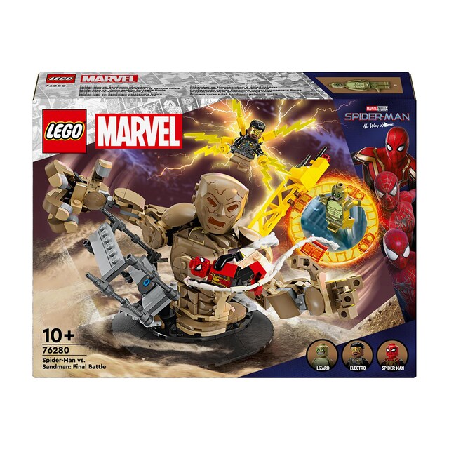 Juguete de construcción Spiderman vs. Sandman: Batalla Final LEGO Super Heroes Marvel