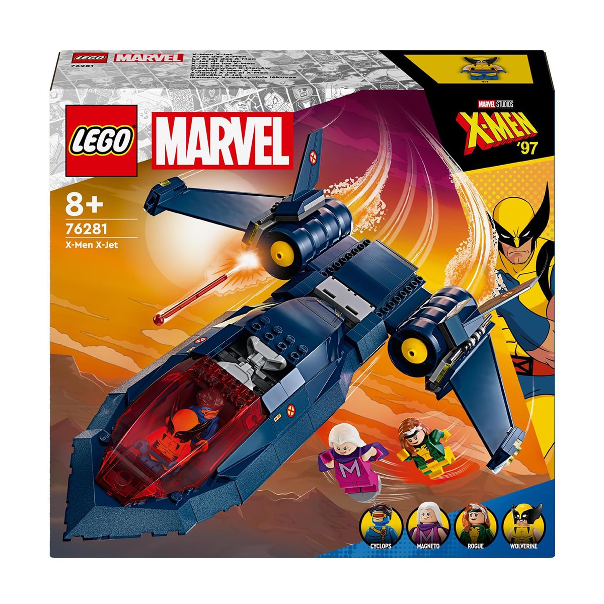 Juguete de construcción X-Jet de los X-Men LEGO Super Heroes Marvel - 76281 1