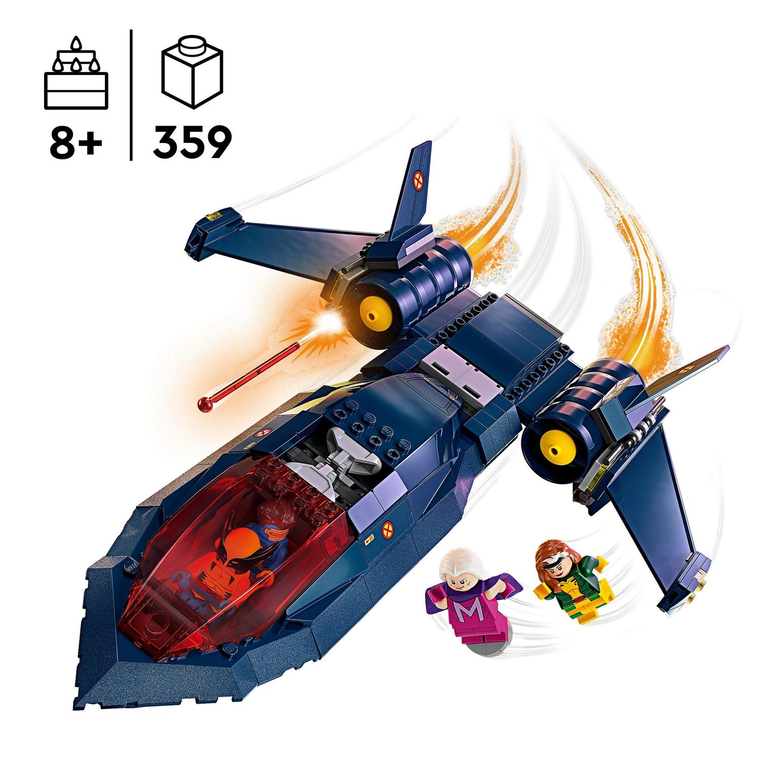 Juguete de construcción X-Jet de los X-Men LEGO Super Heroes Marvel - 76281 3