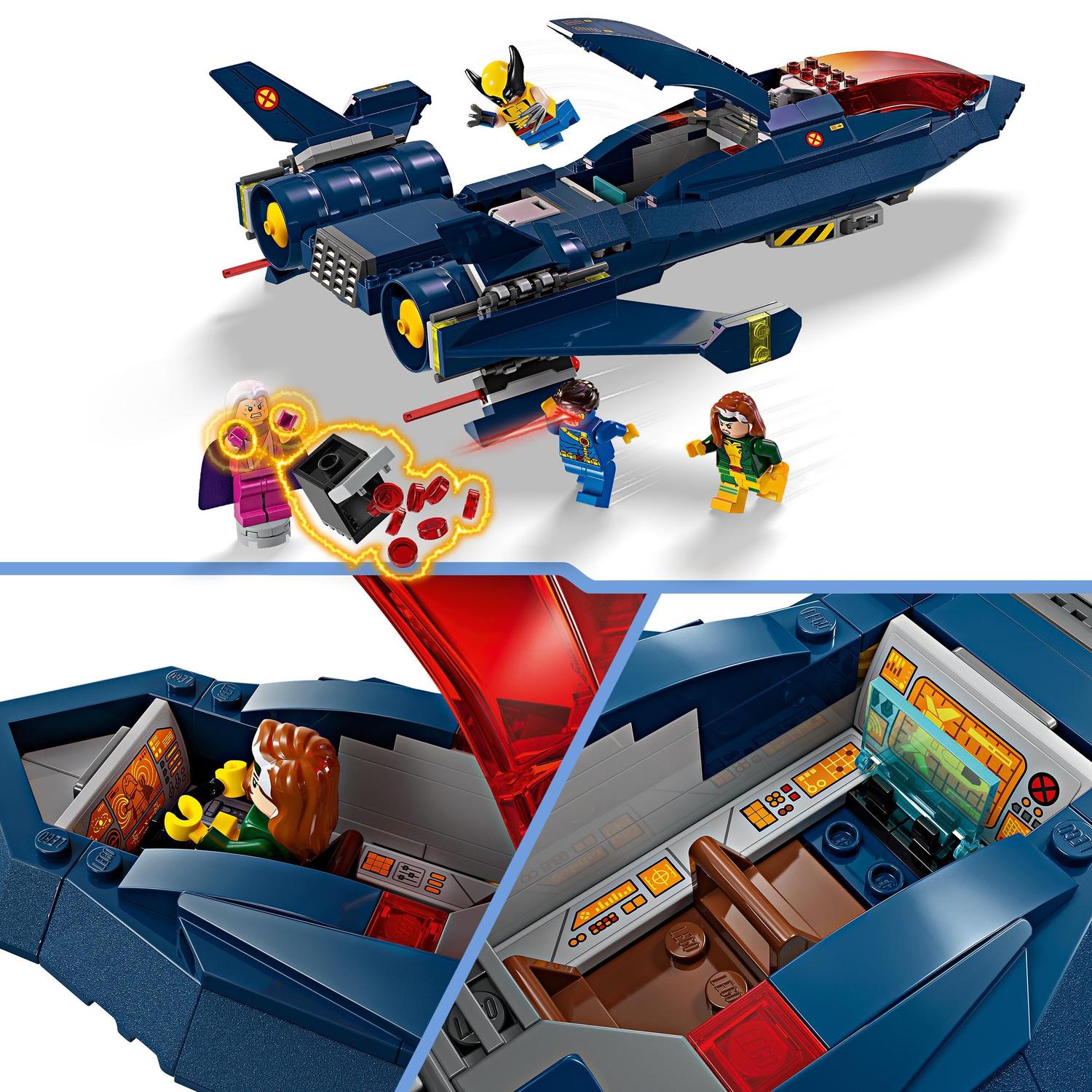 Juguete de construcción X-Jet de los X-Men LEGO Super Heroes Marvel - 76281 4