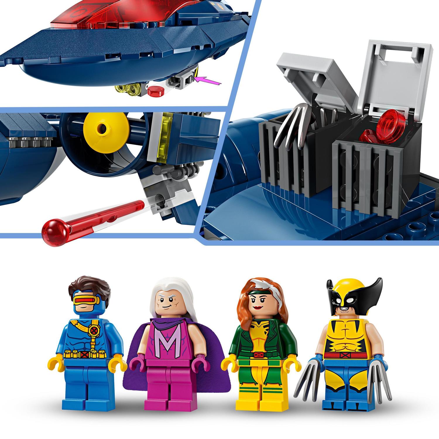 Juguete de construcción X-Jet de los X-Men LEGO Super Heroes Marvel - 76281 5