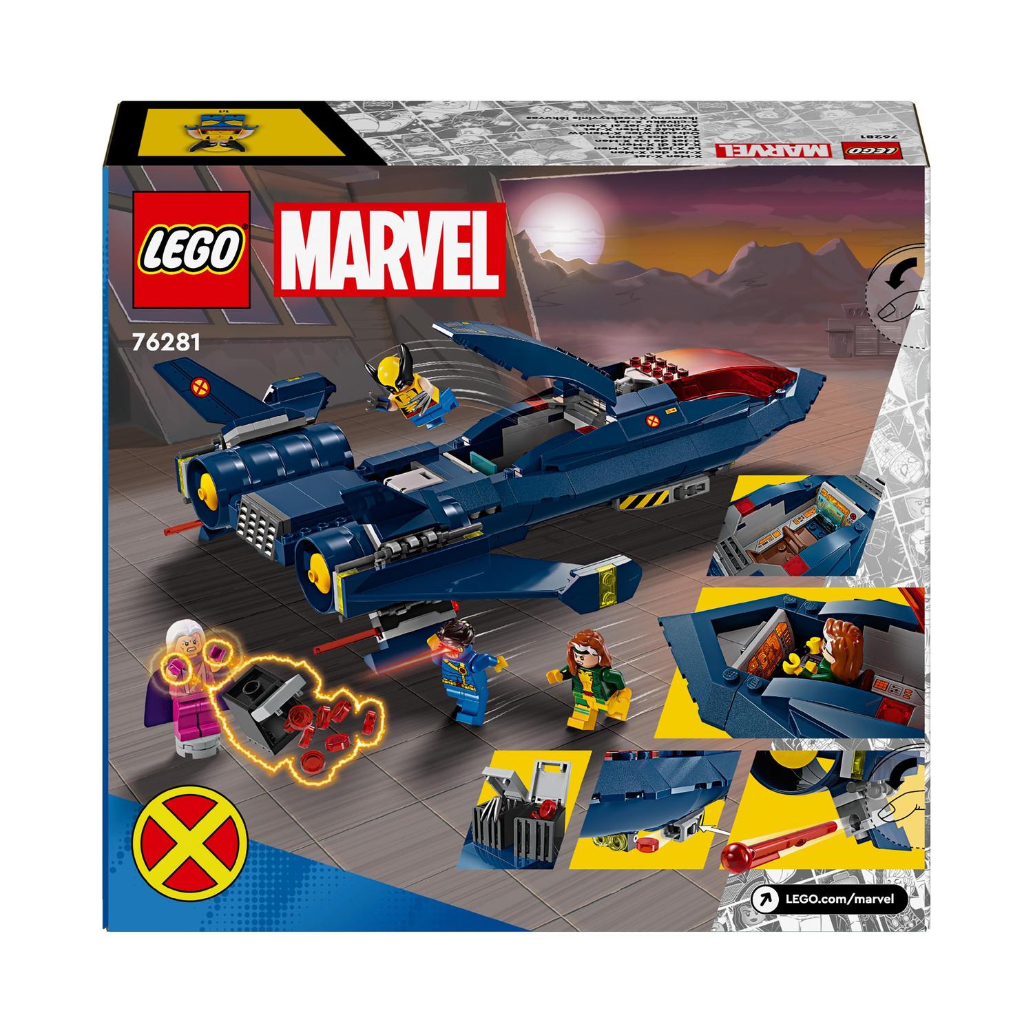 Juguete de construcción X-Jet de los X-Men LEGO Super Heroes Marvel - 76281 7
