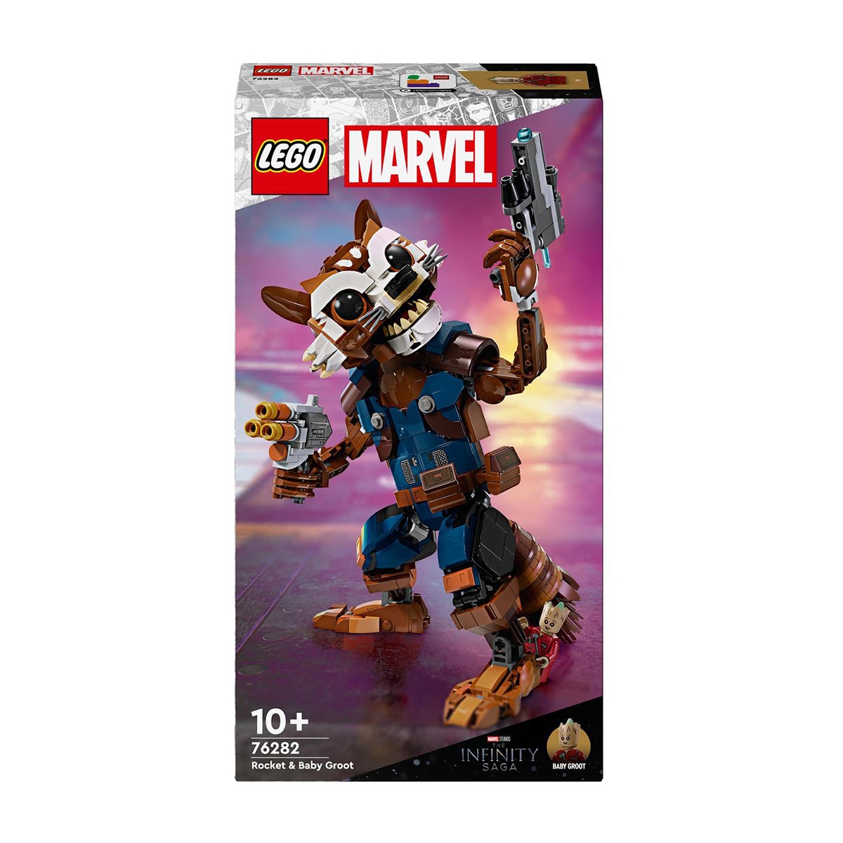 Imagen 0 de Juguete de construcción Rocket y Bebé Groot LEGO Super Heroes Marvel - 76282