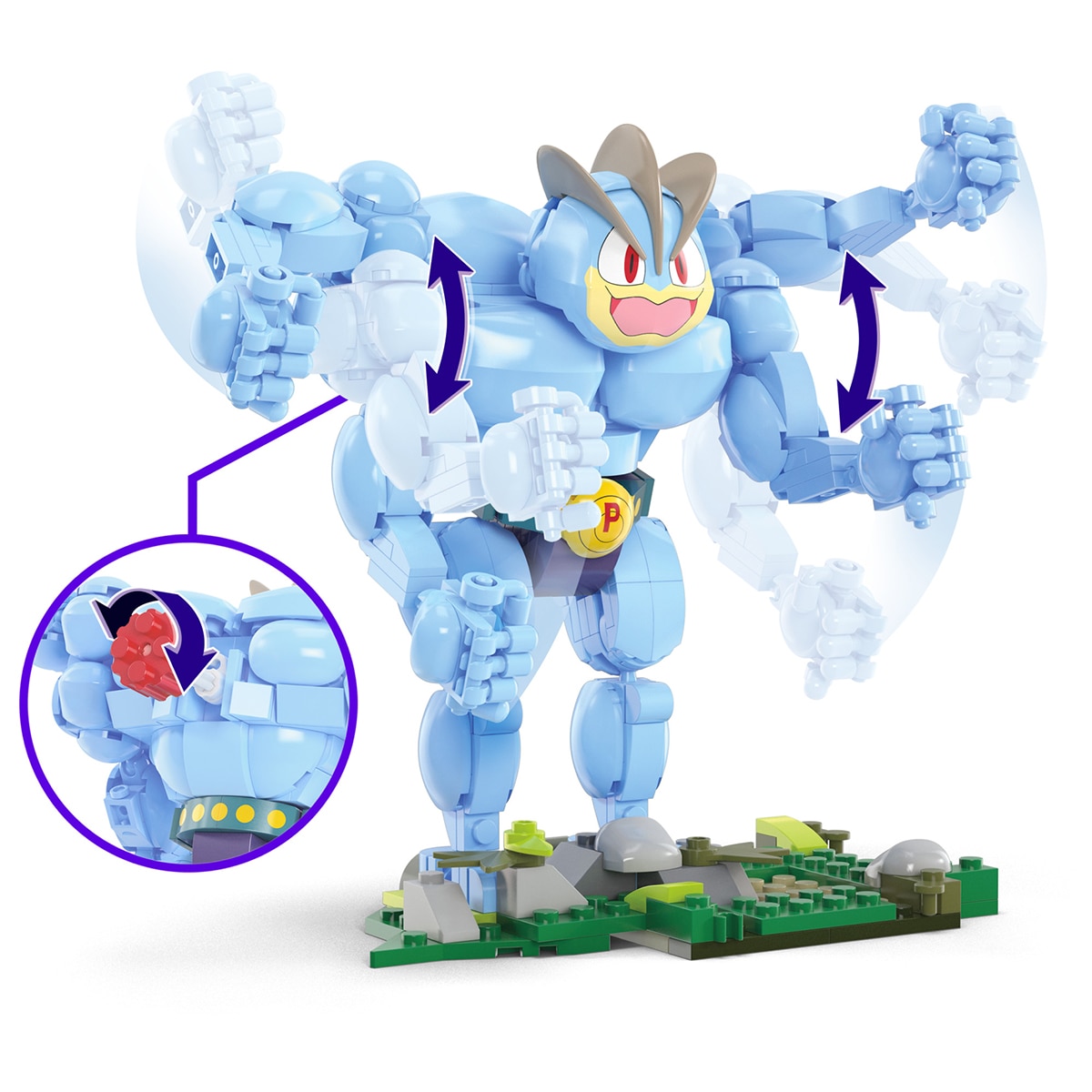 Bloques de construcción Machamp Pokemon Mega 4