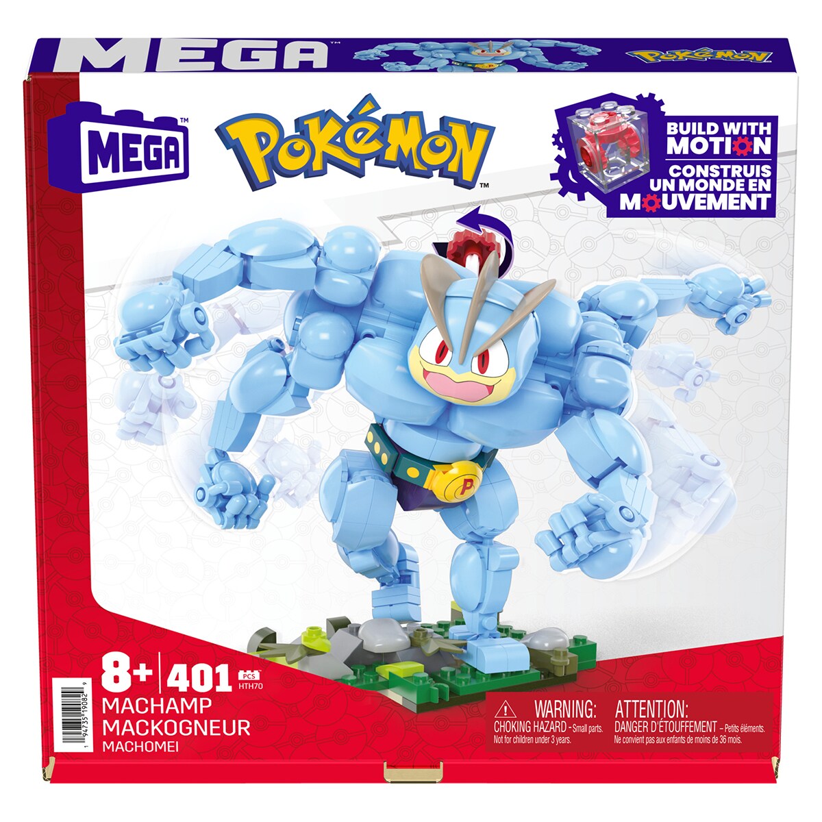 Bloques de construcción Machamp Pokemon Mega 6