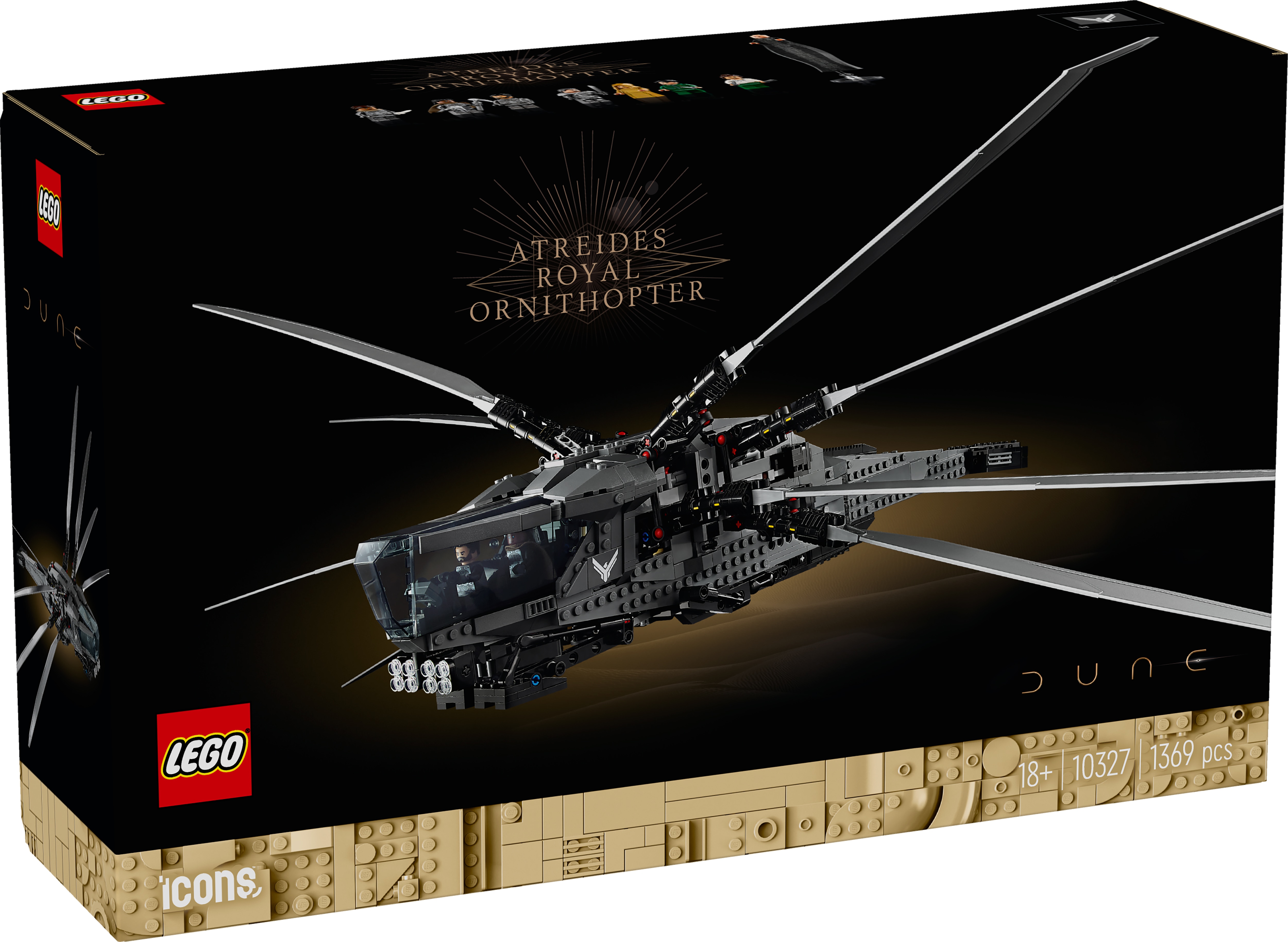 Juguete de construcción Dune: Atreides Royal Ornithopter LEGO Icons - 10327 7