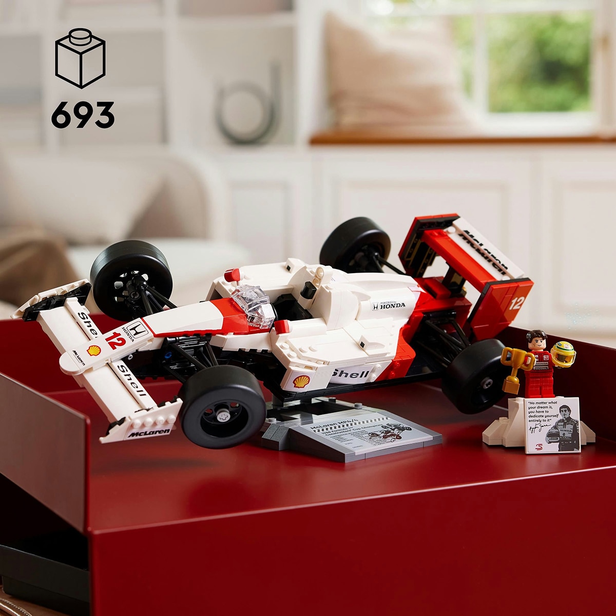 Juguete de construcción McLaren MP4/4 y Ayrton Senna LEGO Icons - 10330 5