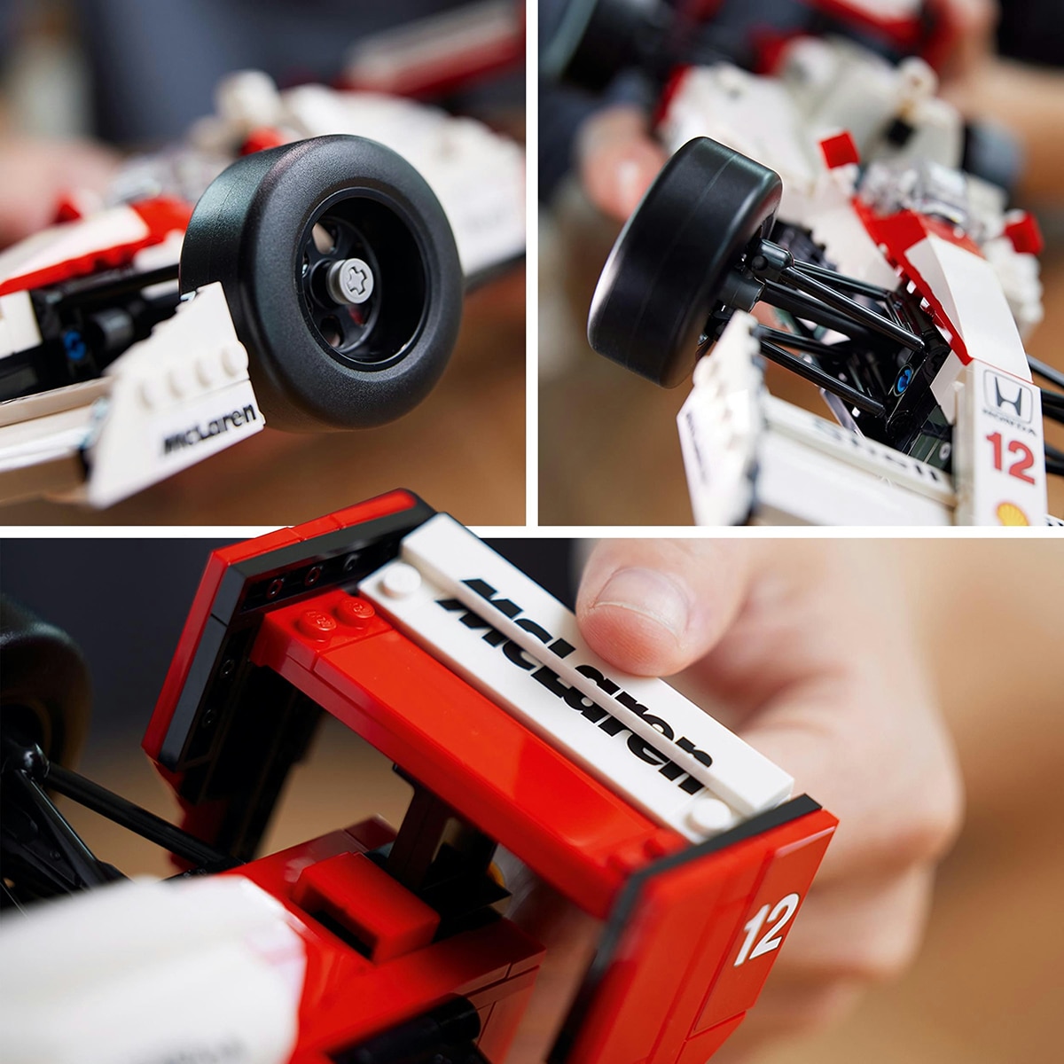 Juguete de construcción McLaren MP4/4 y Ayrton Senna LEGO Icons - 10330 7