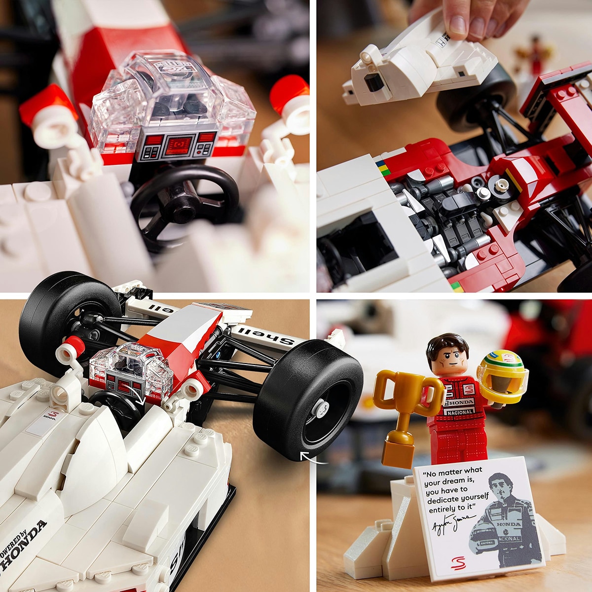 Juguete de construcción McLaren MP4/4 y Ayrton Senna LEGO Icons - 10330 8
