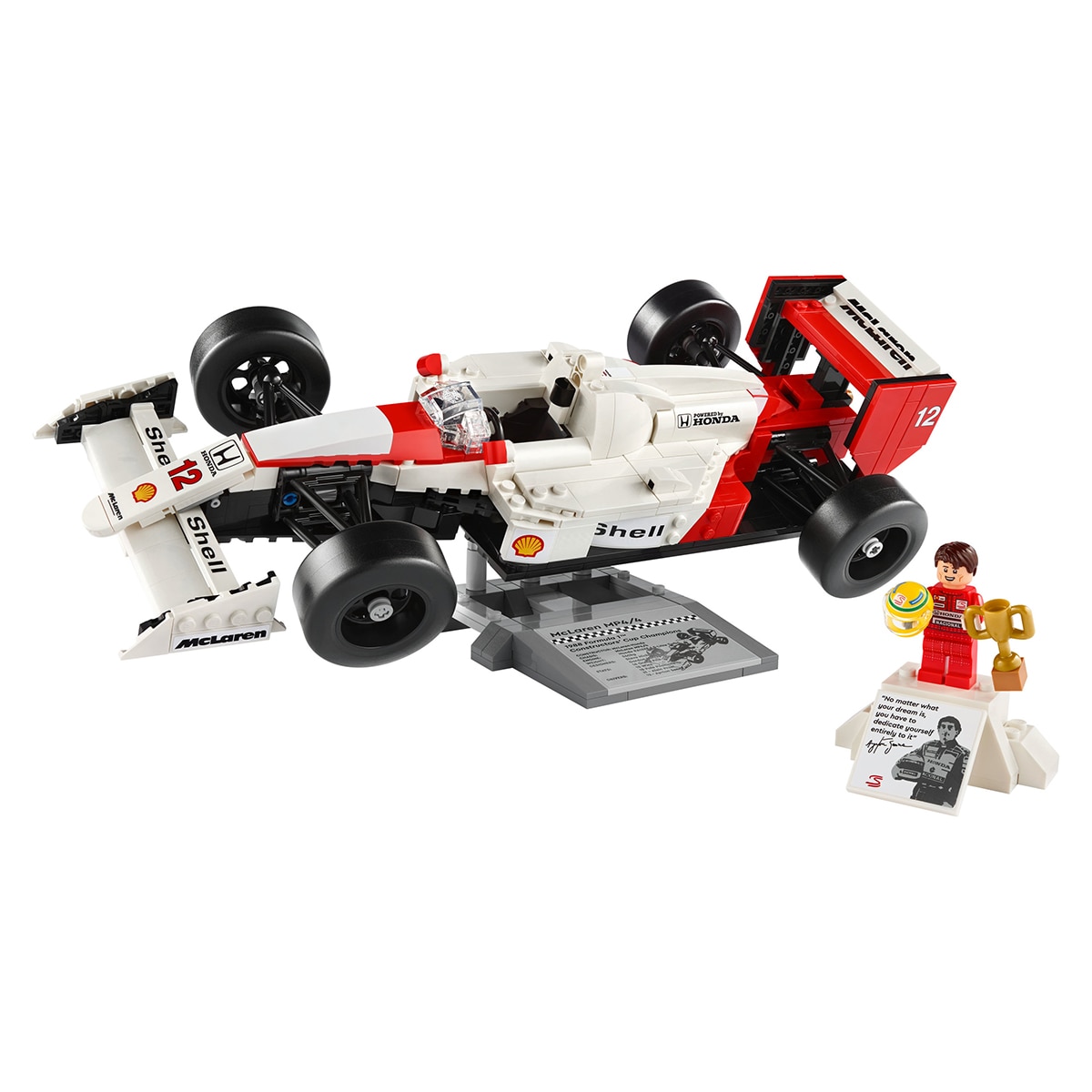 Juguete de construcción McLaren MP4/4 y Ayrton Senna LEGO Icons - 10330 9