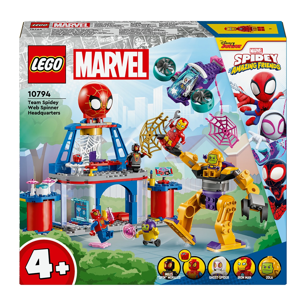Juguete de construcción Cuartel General Arácnido del Equipo Spidey LEGO Marvel - 10794 1
