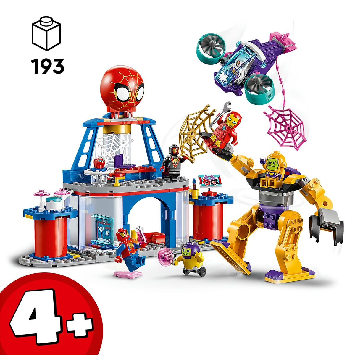 Juguete de construcción Cuartel General Arácnido del Equipo Spidey LEGO Marvel - 10794 4