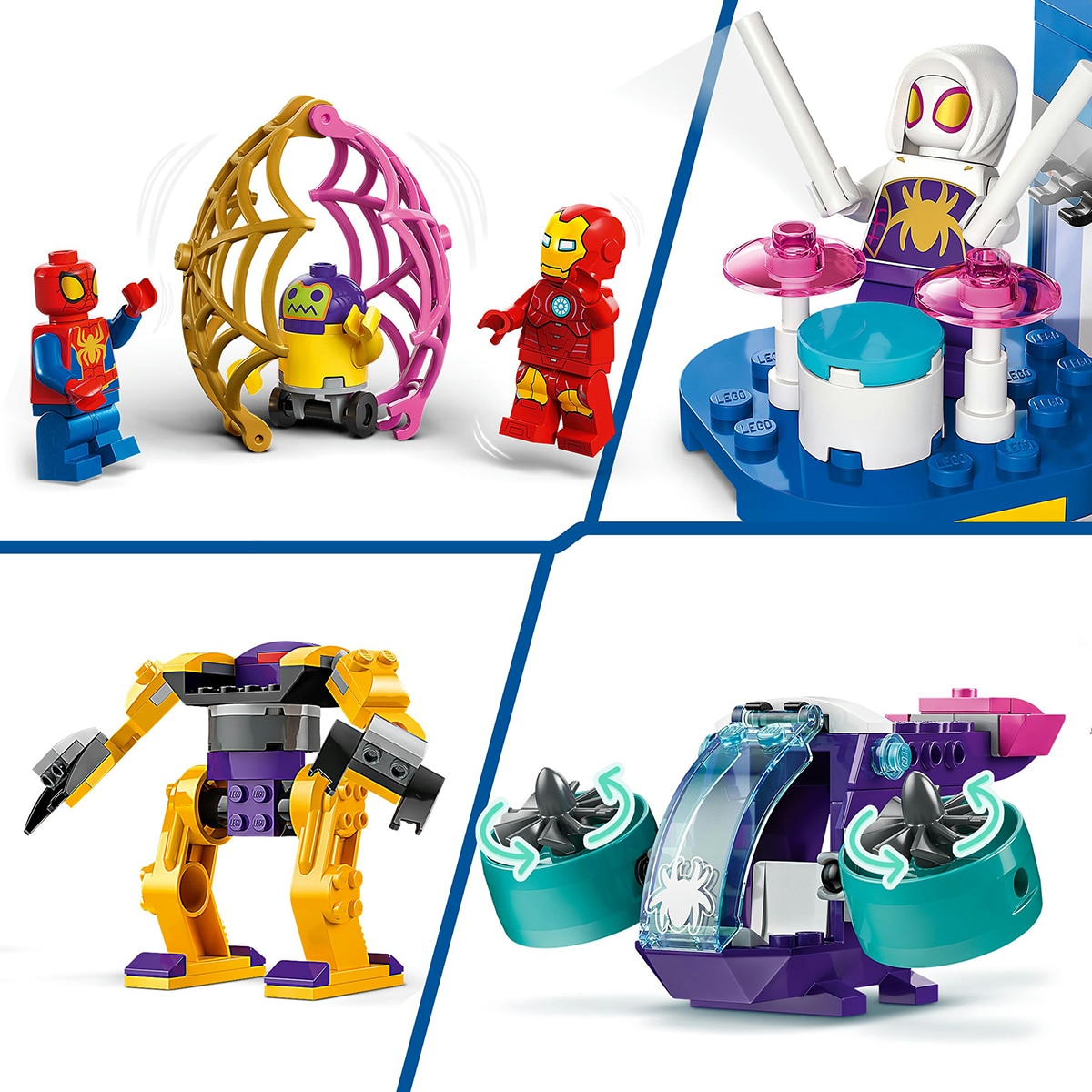 Juguete de construcción Cuartel General Arácnido del Equipo Spidey LEGO Marvel - 10794 5
