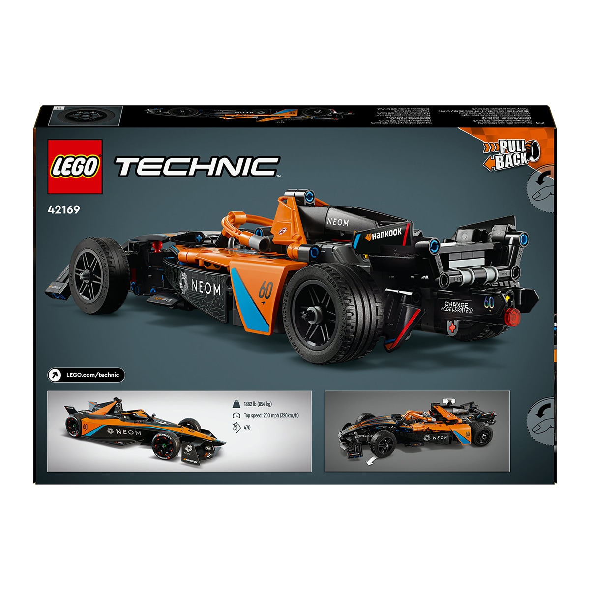 Juguete de construcción NEOM McLaren Formula E Race Car LEGO Technic - 42169 10