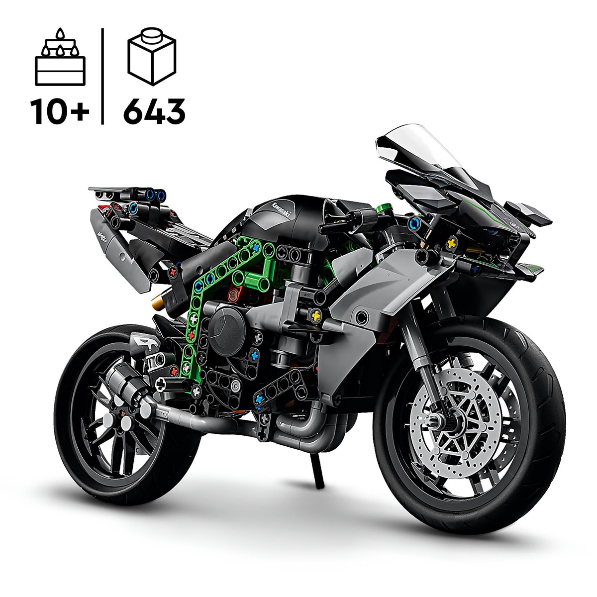 Juguete de construcción Moto Kawasaki Ninja H2R LEGO Technic - 42170 5