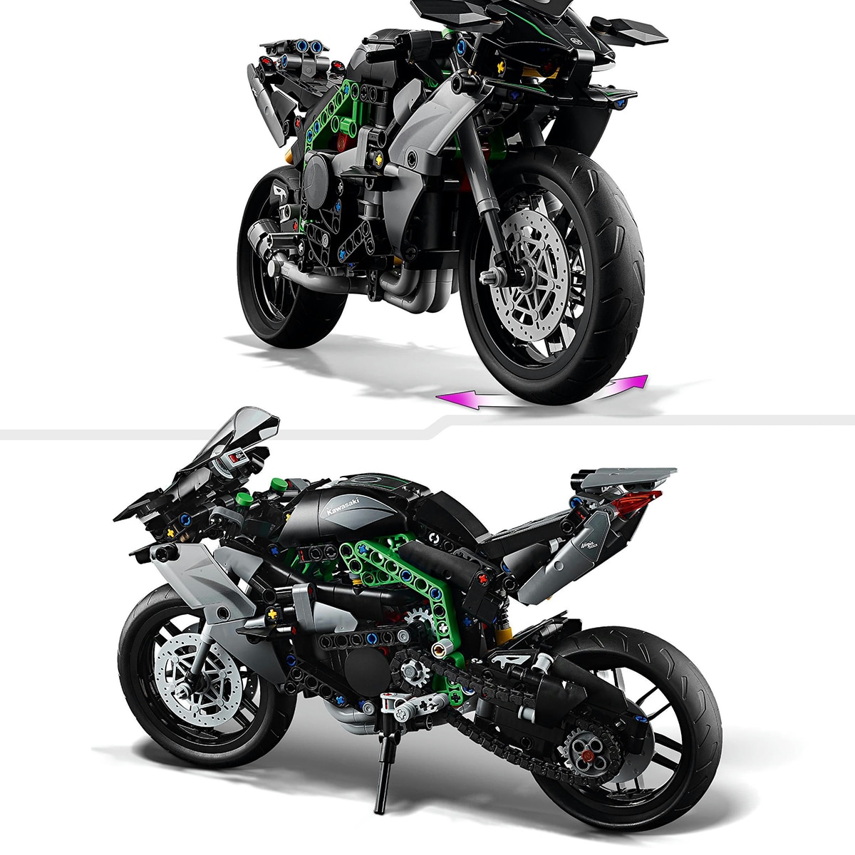 Juguete de construcción Moto Kawasaki Ninja H2R LEGO Technic - 42170 6