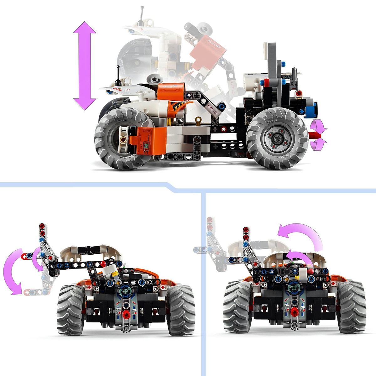Juguete de construcción Cargadora Espacial de Superficie LT78 LEGO Technic - 42178 6