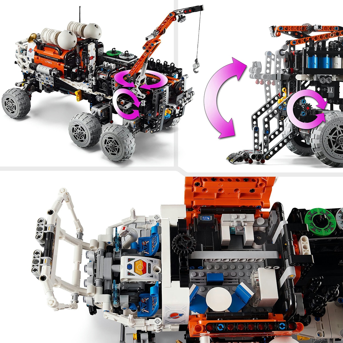 Juguete de construcción Róver Explorador del Equipo de Marte LEGO Technic - 42180 7