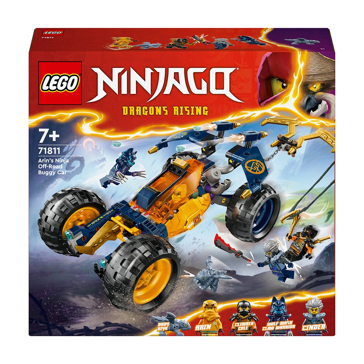 Juguete de construcción Buggy Todoterreno Ninja de Arin LEGO Ninjago - 71811 1