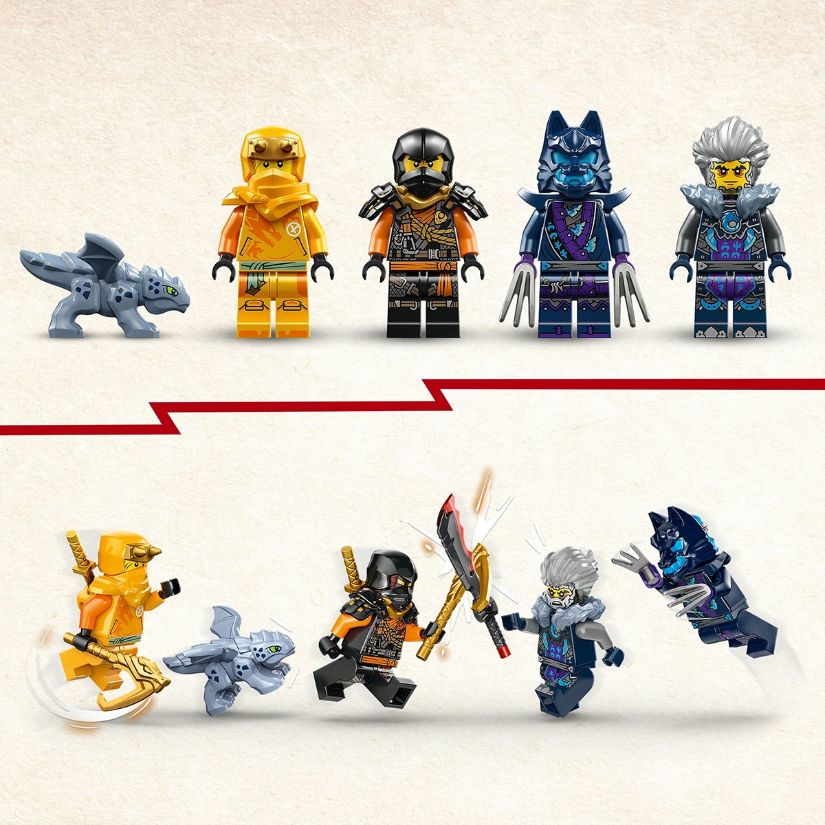 Juguete de construcción Buggy Todoterreno Ninja de Arin LEGO Ninjago - 71811 6
