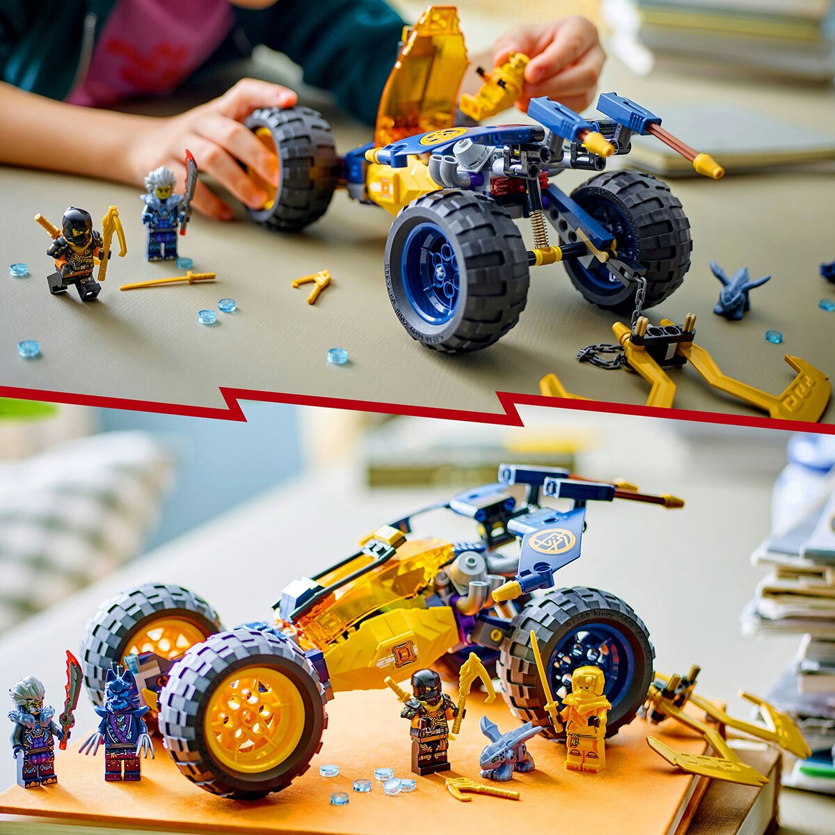 Juguete de construcción Buggy Todoterreno Ninja de Arin LEGO Ninjago - 71811 7