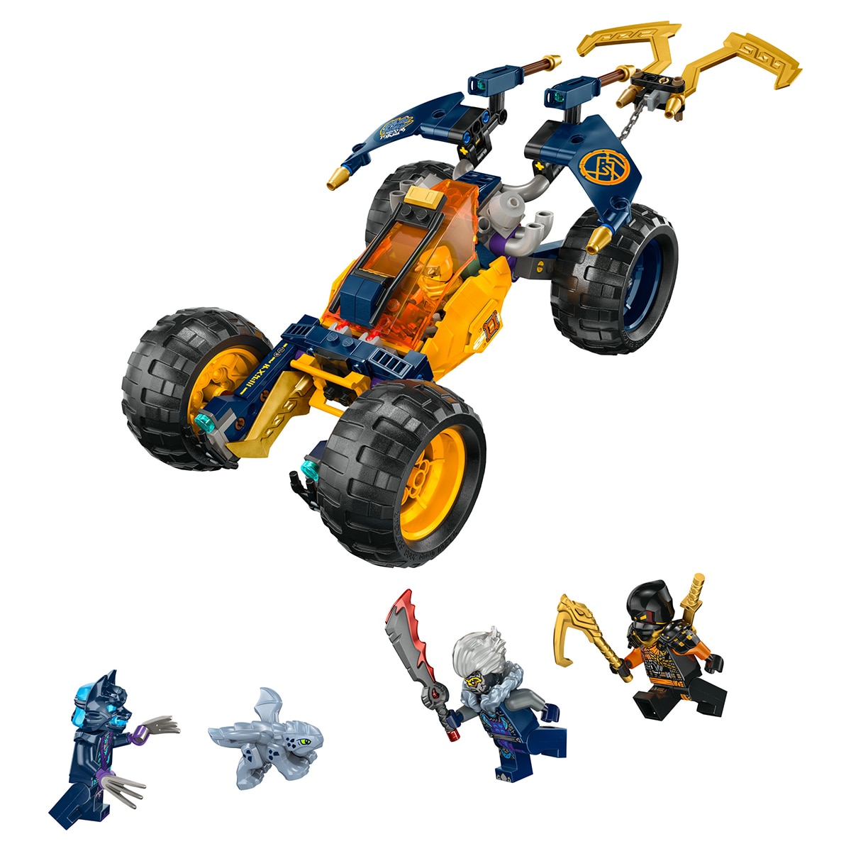 Juguete de construcción Buggy Todoterreno Ninja de Arin LEGO Ninjago - 71811 8