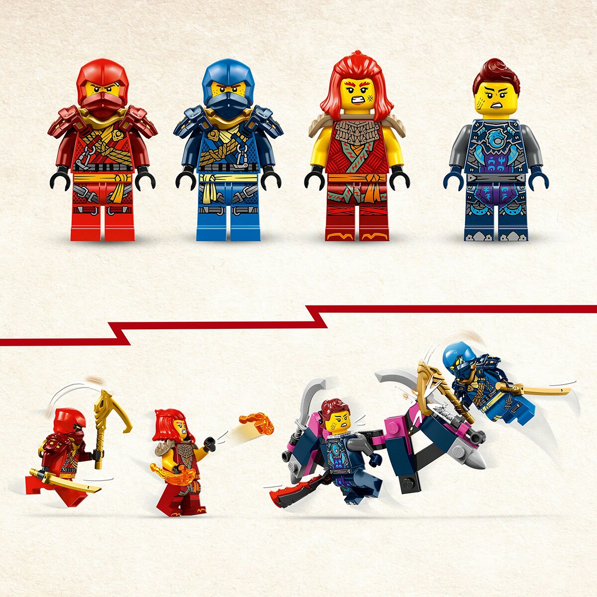 Kai Lego Ninjago Dibujos A Color Juguete De Construcción Meca