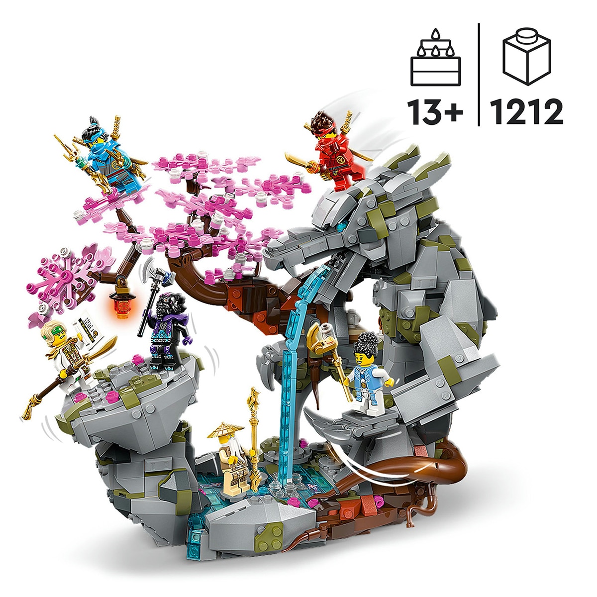 Juguete de construcción Santuario de Piedra del Dragón LEGO Ninjago - 71819 4