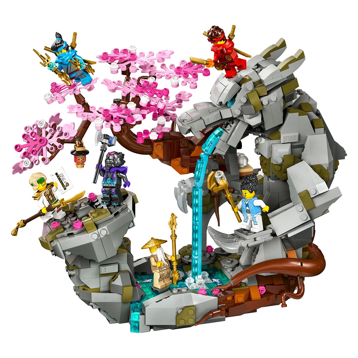 Juguete de construcción Santuario de Piedra del Dragón LEGO Ninjago - 71819 8