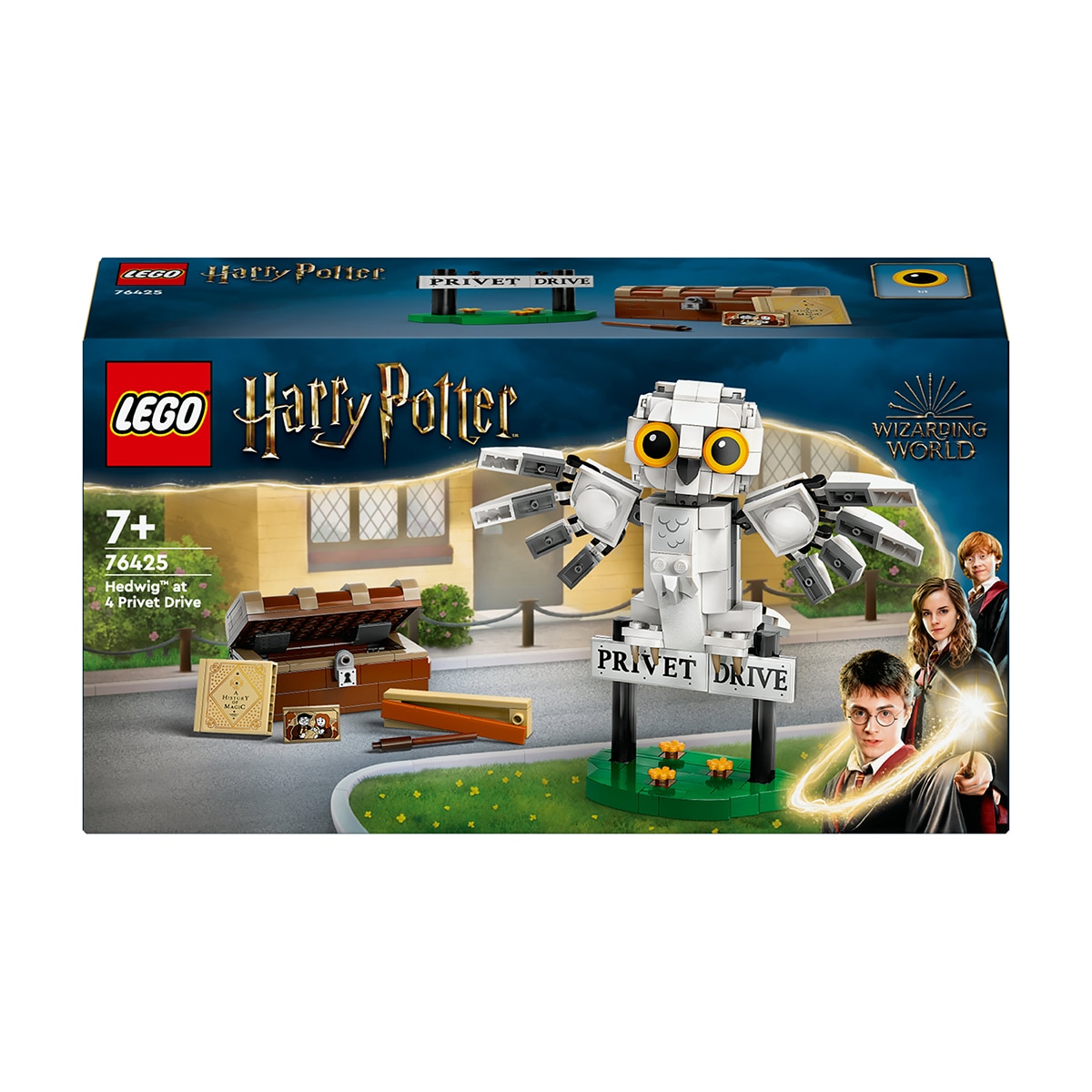 Juguete de construcción Hedwig en el Número 4 de Privet Drive LEGO Harry Potter - 76425 1