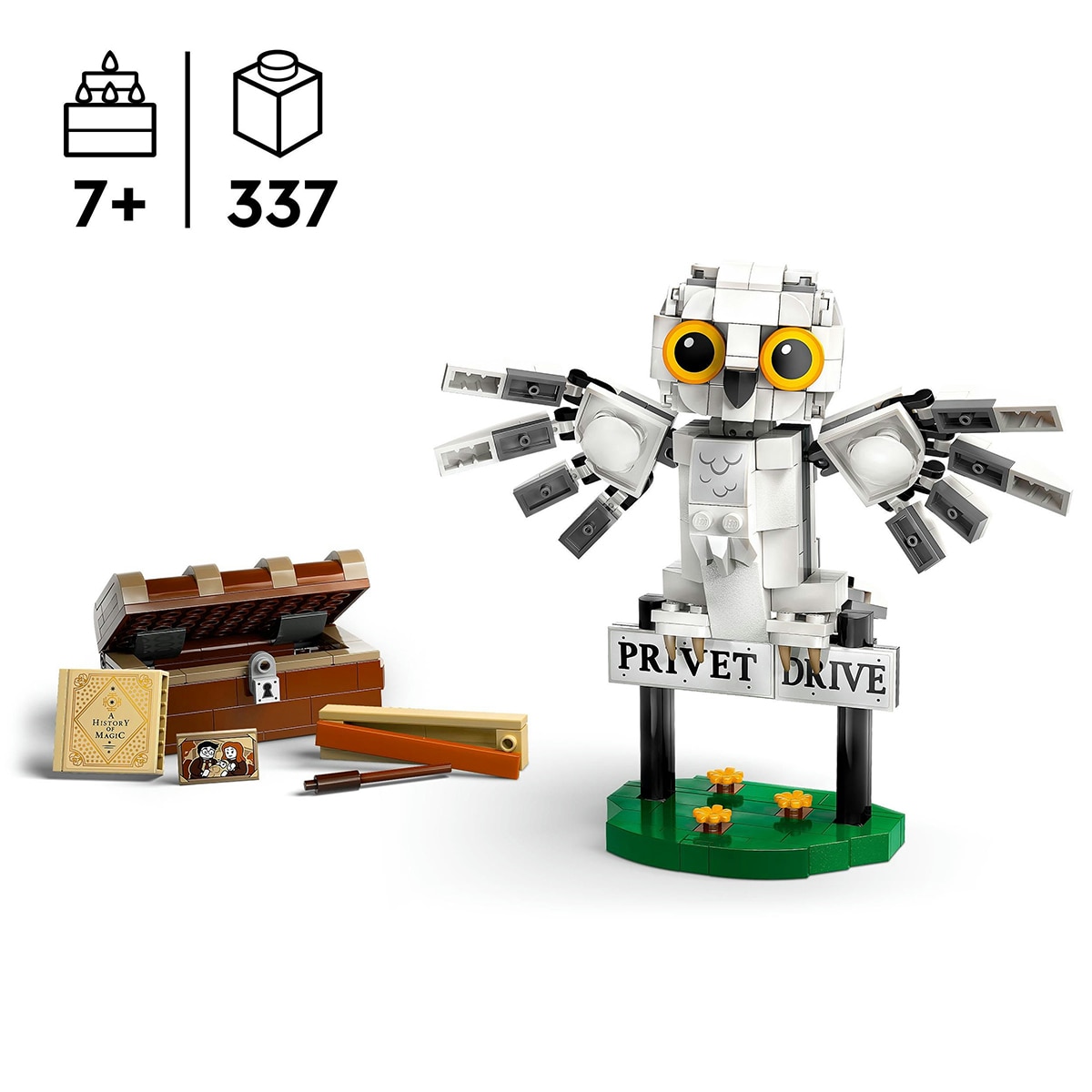 Juguete de construcción Hedwig en el Número 4 de Privet Drive LEGO Harry Potter - 76425 4