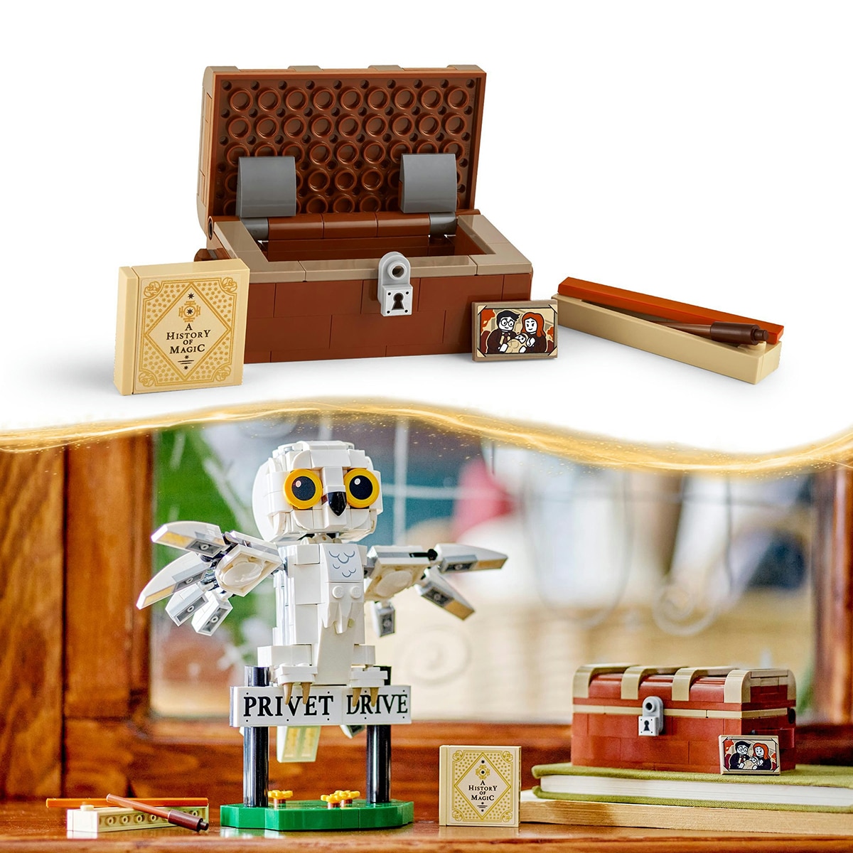 Juguete de construcción Hedwig en el Número 4 de Privet Drive LEGO Harry Potter - 76425 6