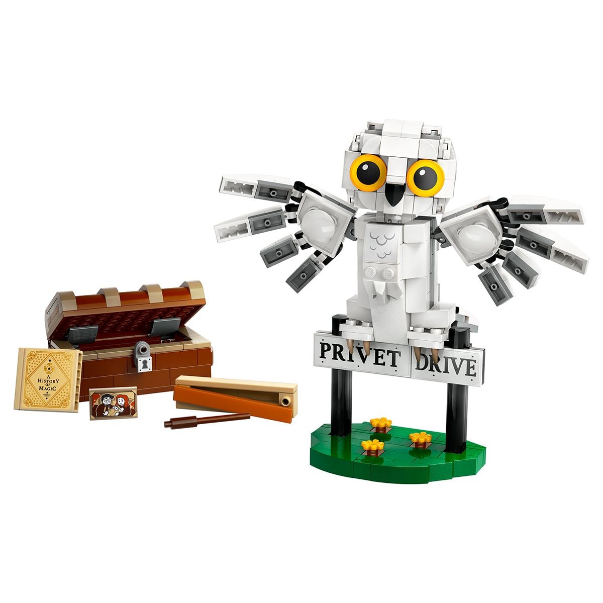 Juguete de construcción Hedwig en el Número 4 de Privet Drive LEGO Harry Potter - 76425 8