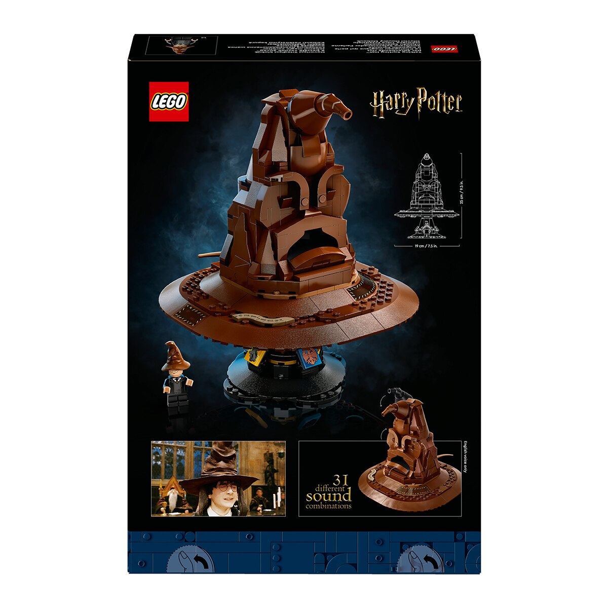 Juguete de construcción Sombrero Seleccionador Parlante LEGO Harry Potter - 76429 10