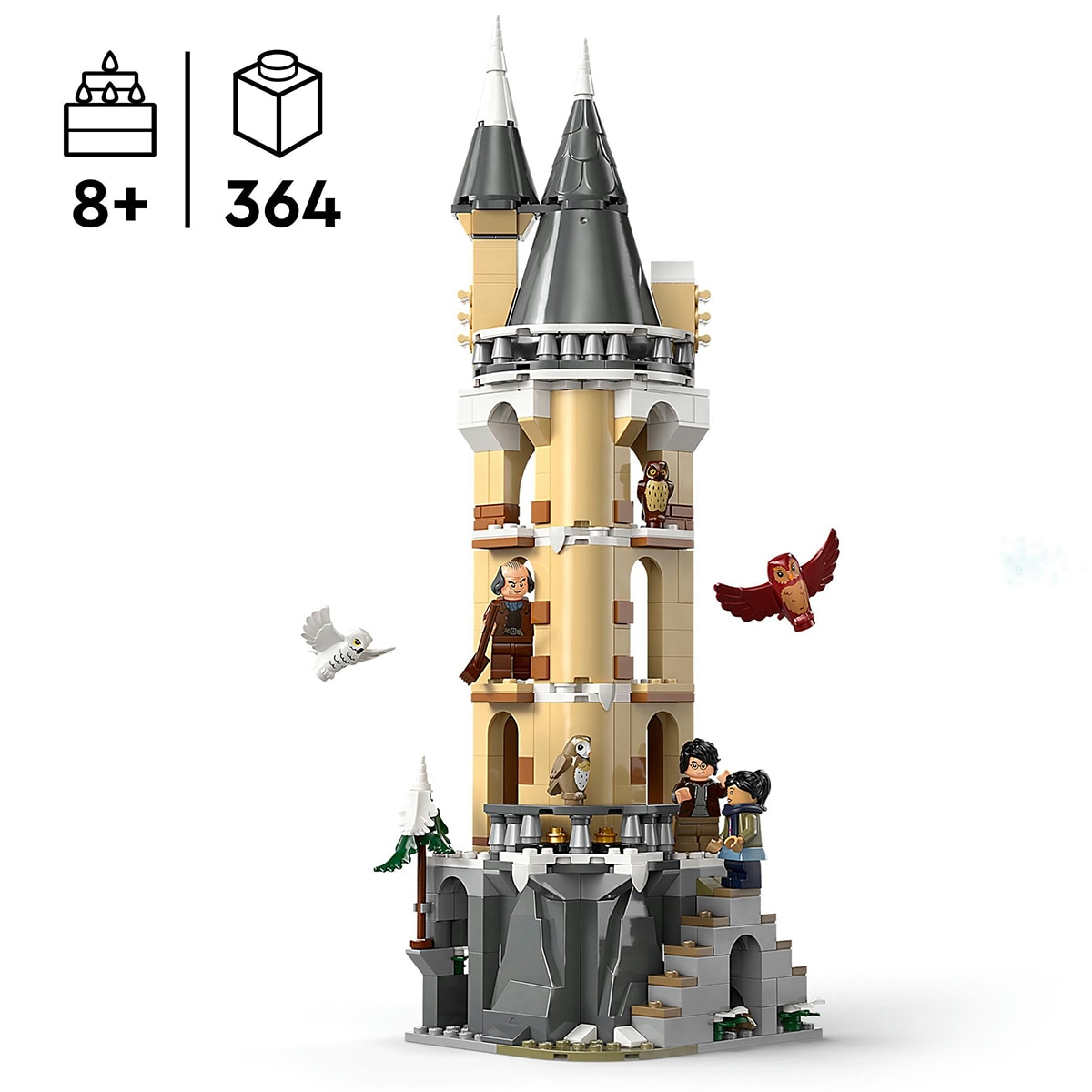 Juguete de construcción Lechucería del Castillo de Hogwarts LEGO Harry Potter - 76430 5