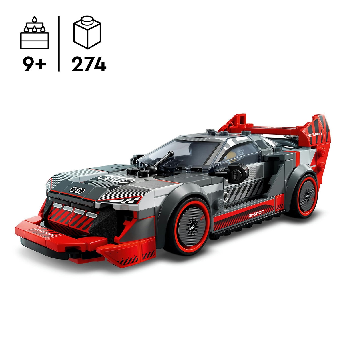 Juguete de construcción Coche de Carreras Audi S1 e-tron quattro LEGO Speed 4