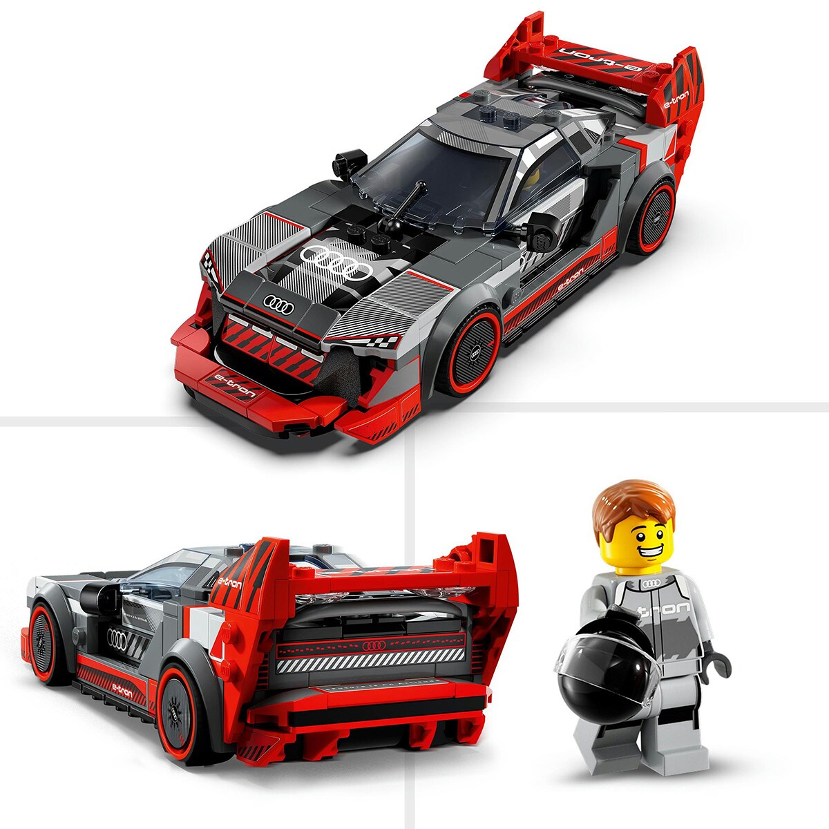 Juguete de construcción Coche de Carreras Audi S1 e-tron quattro LEGO Speed 5