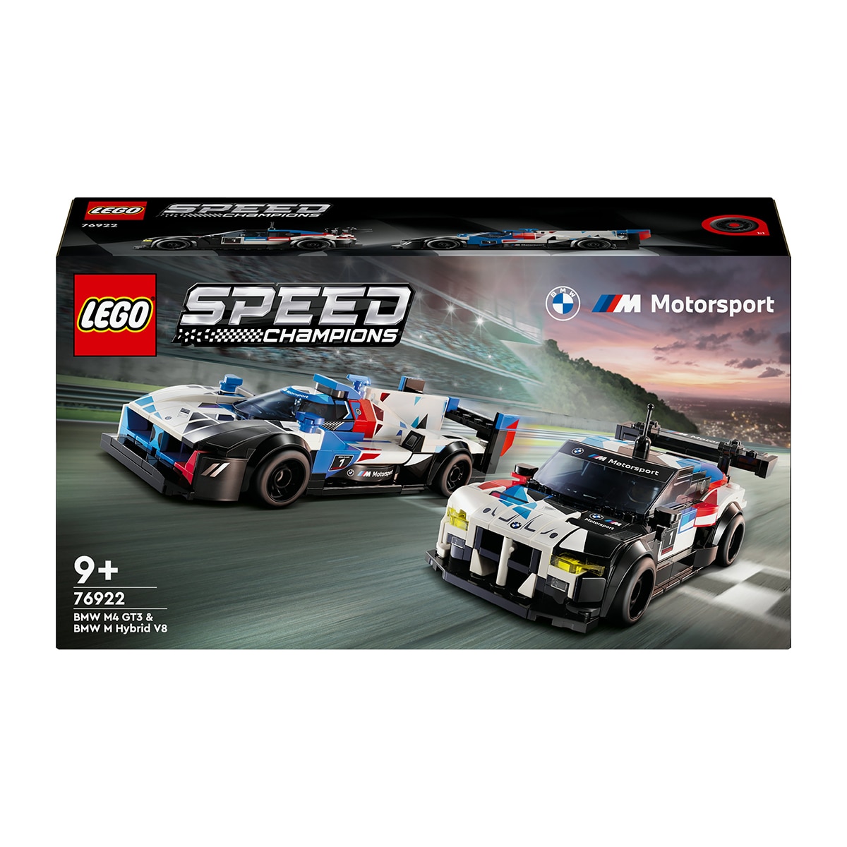 Juguete de construcción Coches de Carreras BMW M4 GT3 y BMW M Hybrid V8 LEGO Speed - 76922 1