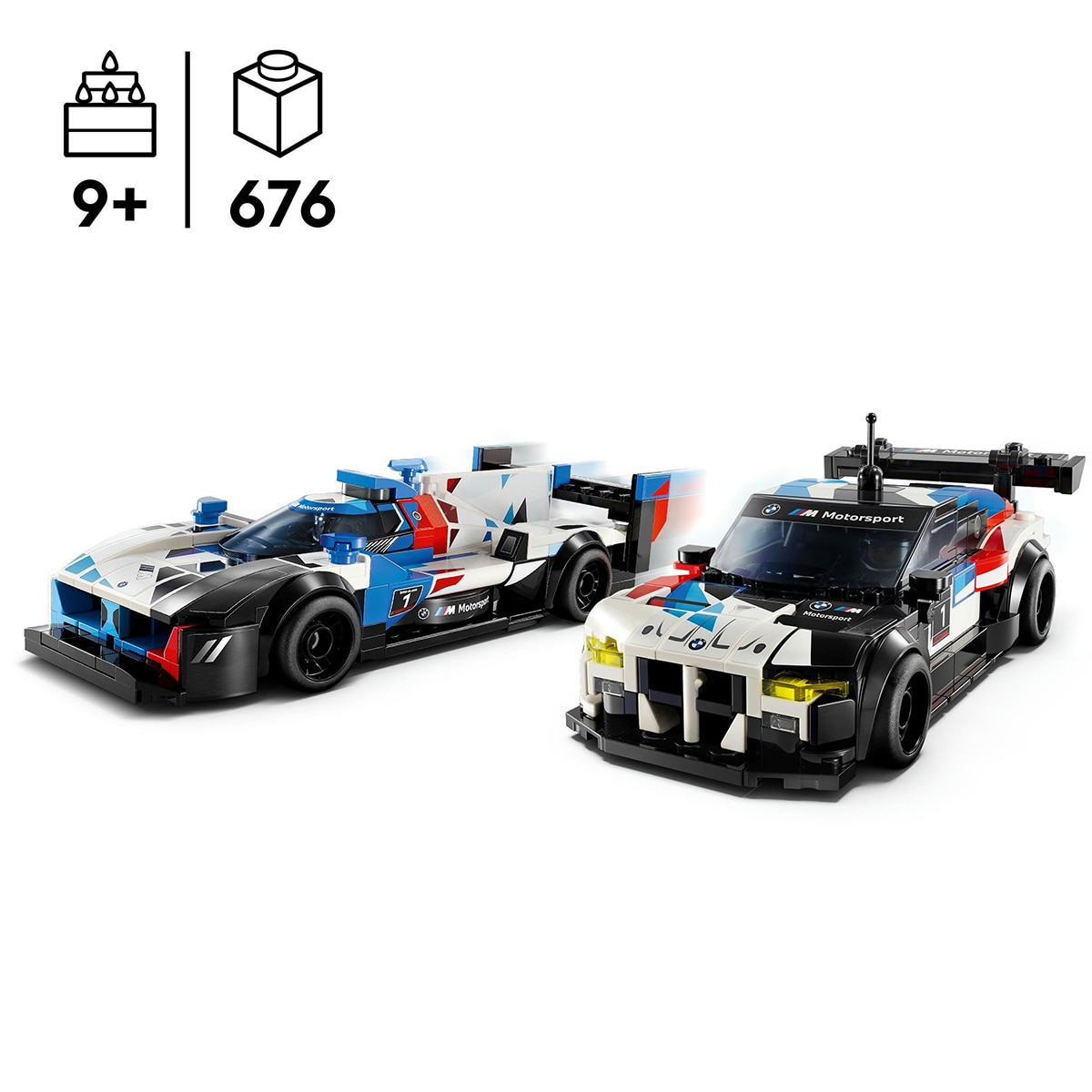Juguete de construcción Coches de Carreras BMW M4 GT3 y BMW M Hybrid V8 LEGO Speed - 76922 4