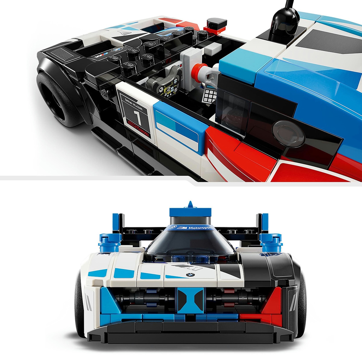 Juguete de construcción Coches de Carreras BMW M4 GT3 y BMW M Hybrid V8 LEGO Speed - 76922 6