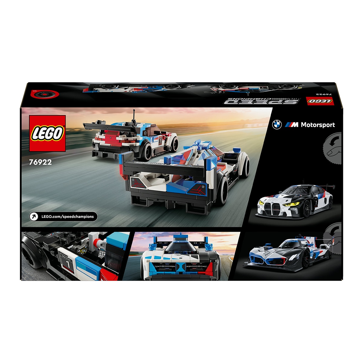 Juguete de construcción Coches de Carreras BMW M4 GT3 y BMW M Hybrid V8 LEGO Speed - 76922 9