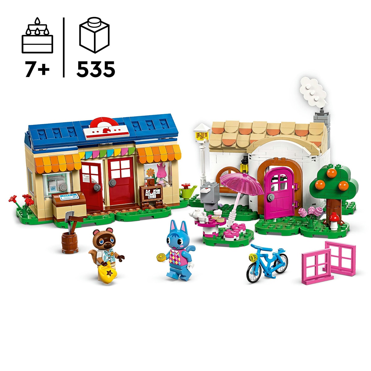 Juguete de construcción MiniNook y casa de Minina LEGO Animal Crossing - 77050 4