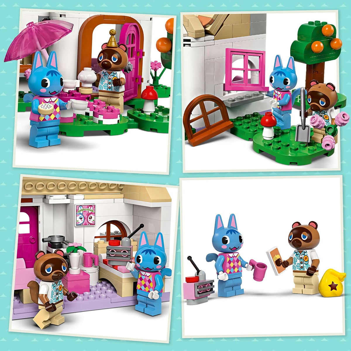 Juguete de construcción MiniNook y casa de Minina LEGO Animal Crossing - 77050 6